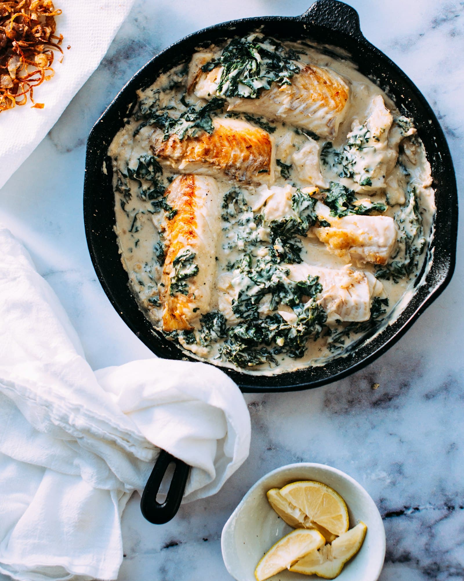 Whole plaice for two